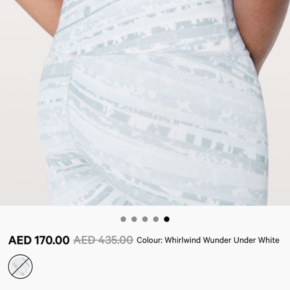 Lululemon Wunder Under High Rise in rare pattern! 28 inch inseam - Picture 6 of 8